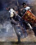 1257年10月，卡拉迪亚大陆，苏诺远郊的森林中。一个身着毛皮大衣，骑着黑色大马的中年人说：“诸位勇_骑士史歌