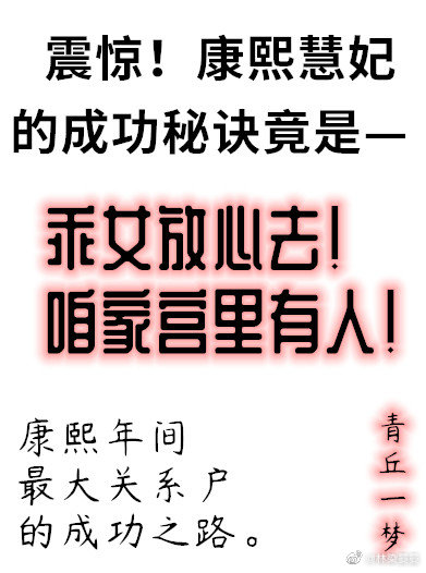 男主女主是娜仁,康熙,佛拉娜的小说是什么_康熙慧妃的躺赢人生